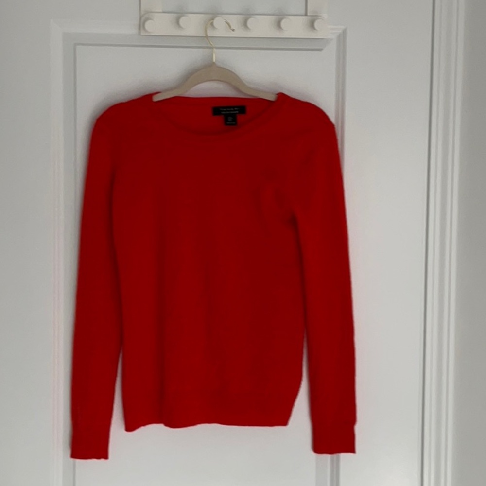 Bright Orange Cashmere Sweater
